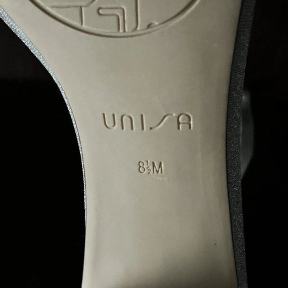 NEW - Unisa Silver Block Heels – Size 8.5 - Picture 3 of 3